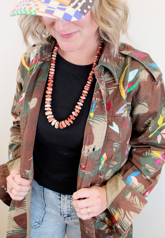 Lavender - Vintage Military Jacket