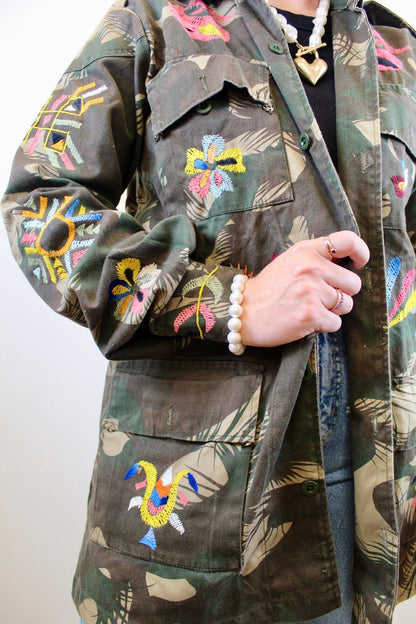 Rust & Olive - Vintage Military Jacket