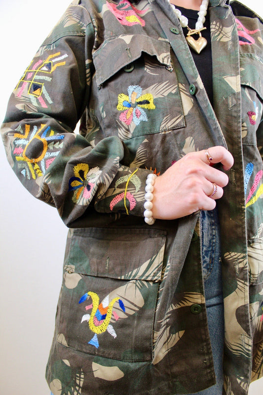 Rust & Olive - Vintage Military Jacket