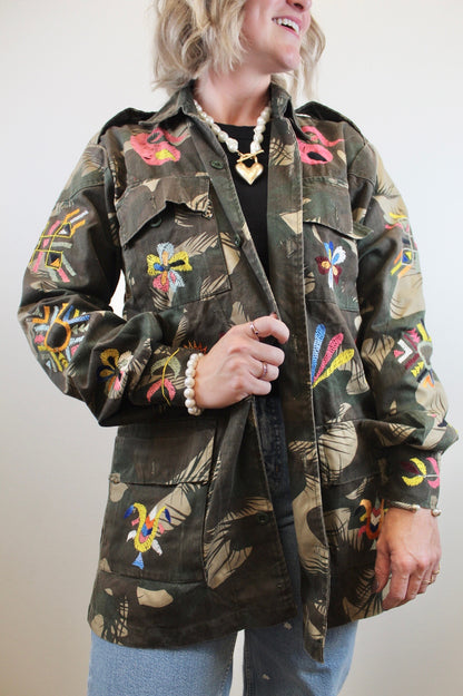 Rust & Olive - Vintage Military Jacket