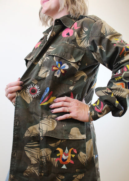 Rust & Olive - Vintage Military Jacket