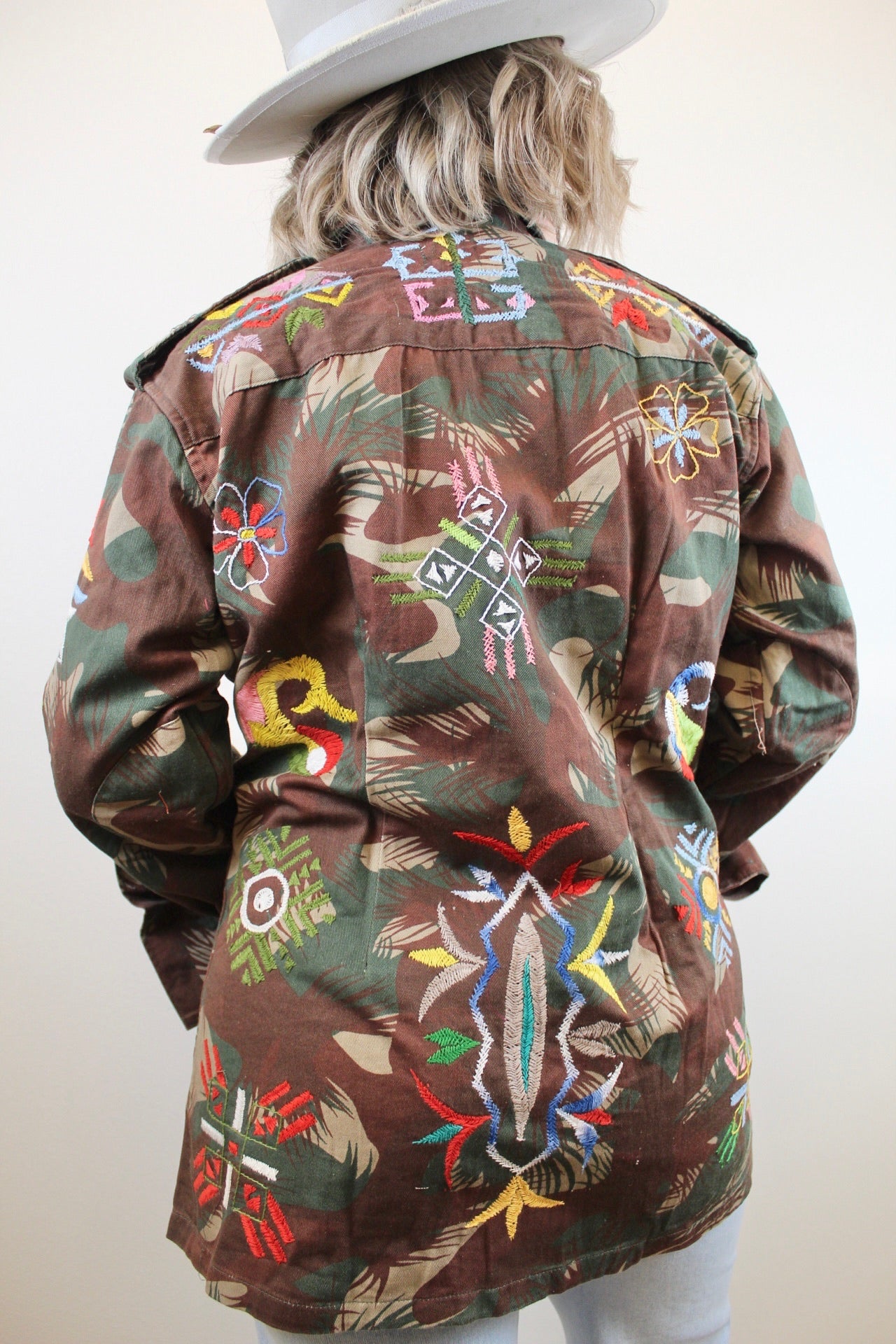 Aqua - Vintage Military Jacket