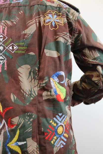 Aqua - Vintage Military Jacket