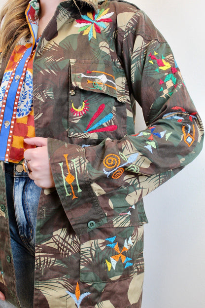 Golden Girl -Vintage Military Jacket