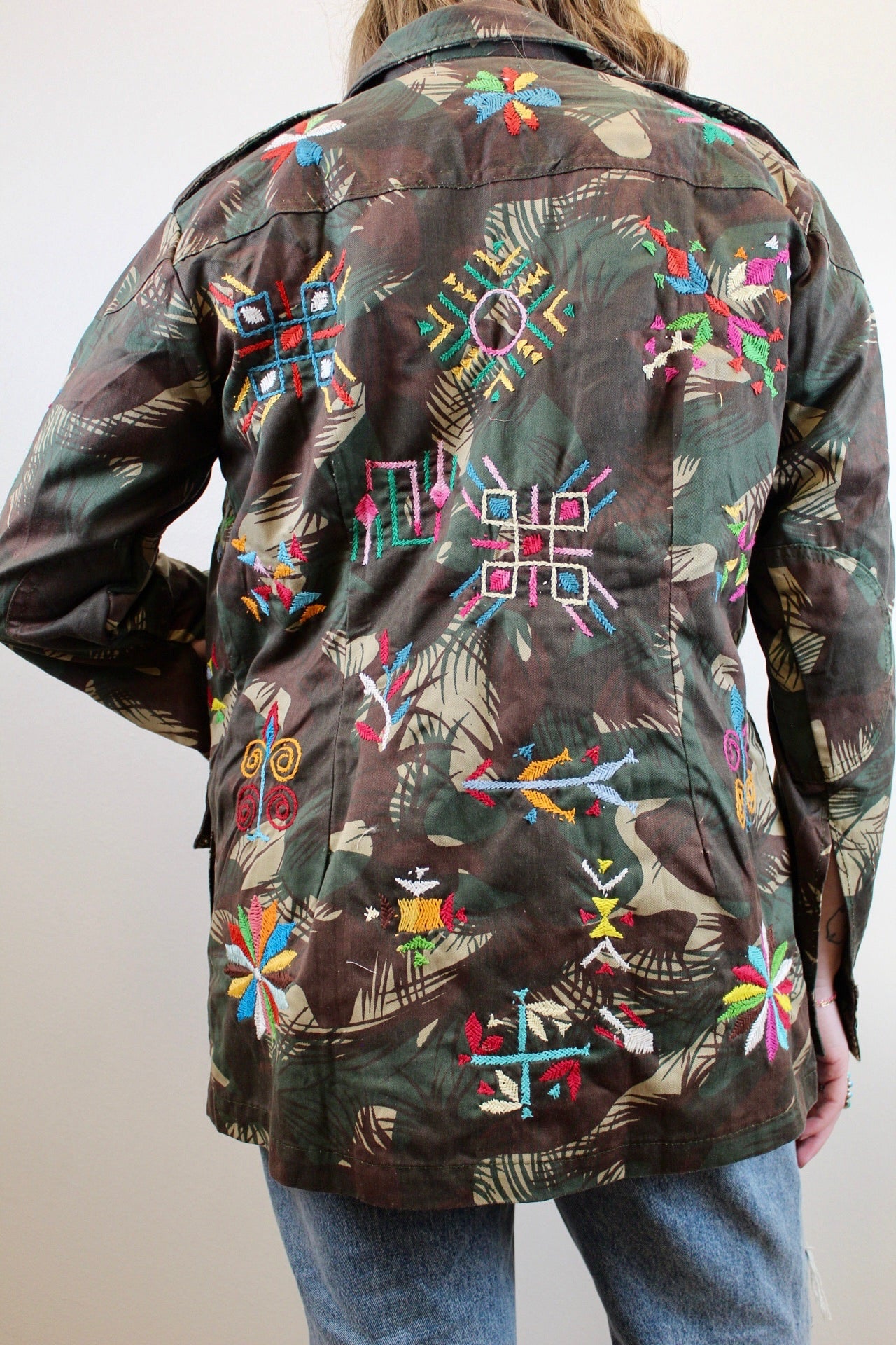 Golden Girl -Vintage Military Jacket