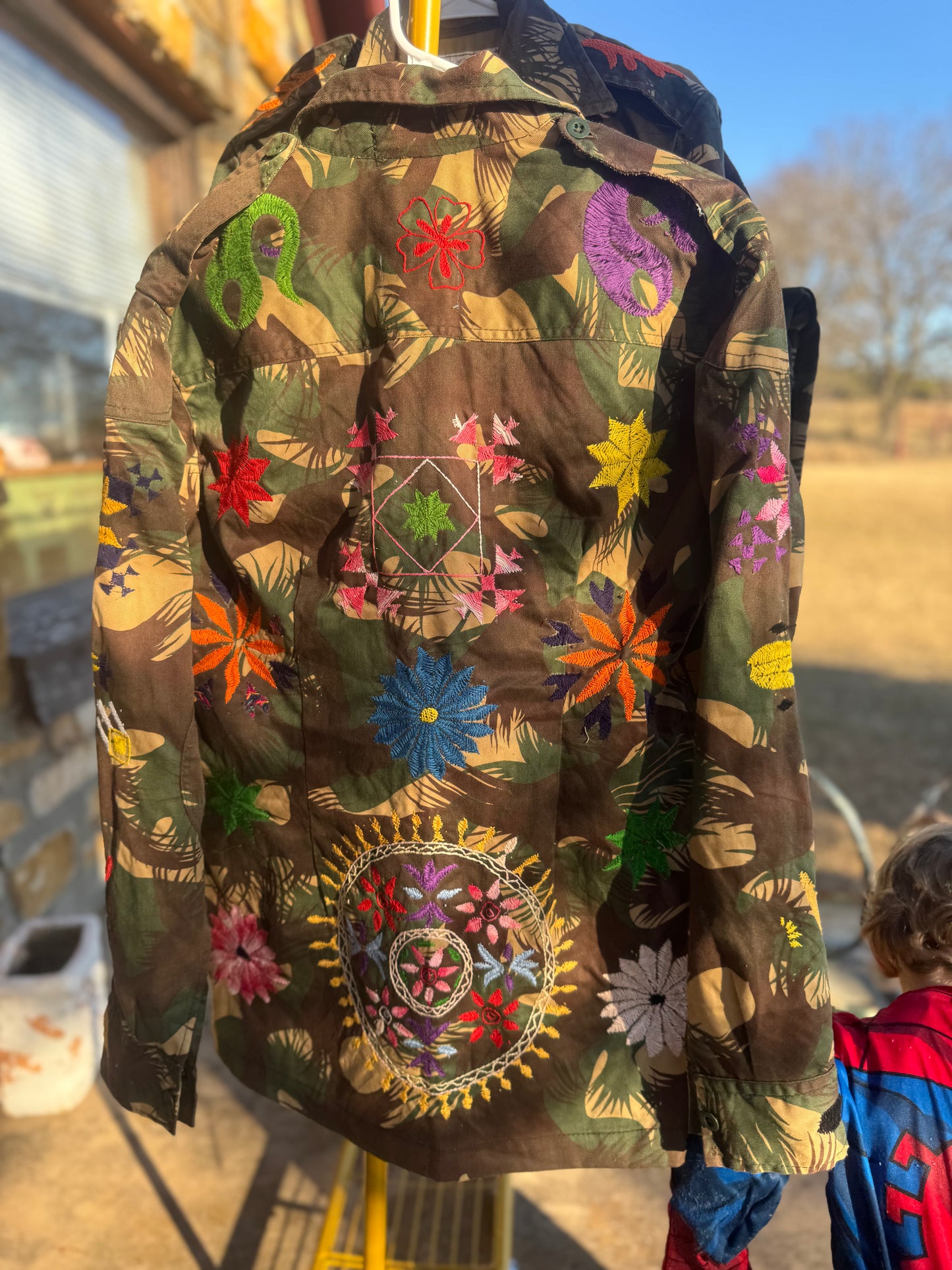 Warmth & War Paint Army Jacket