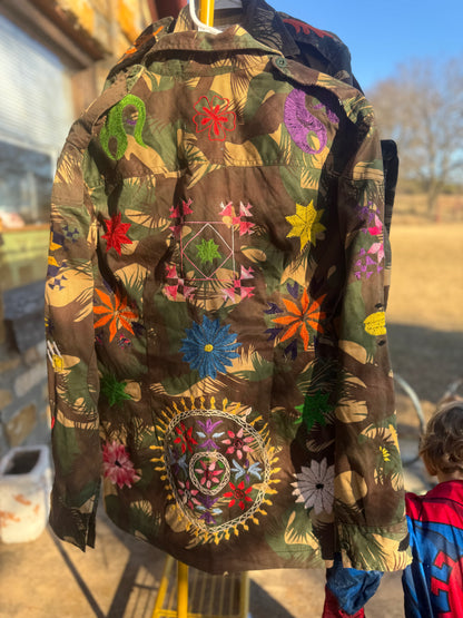 Warmth & War Paint Army Jacket