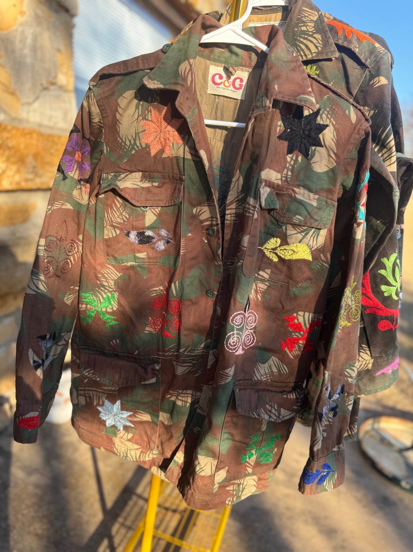 Saddle Stitch Army Jacket