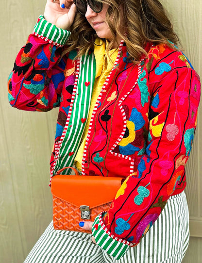 Dana Jacket - Red; PRE ORDER