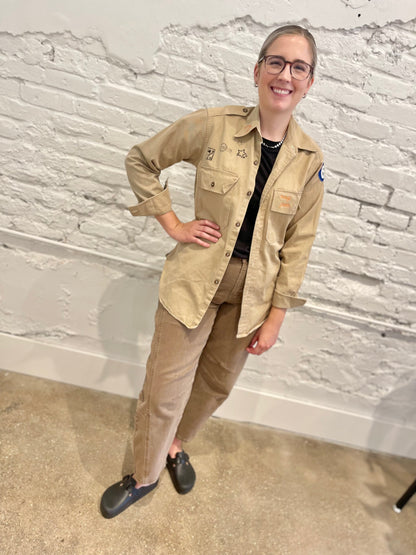 Khaki Stamp Jacket – Cowboys Edition
