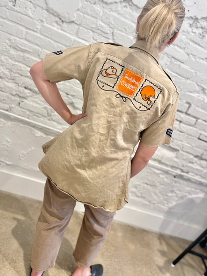 Khaki Stamp Jacket – Touchdown Cowboys Edition