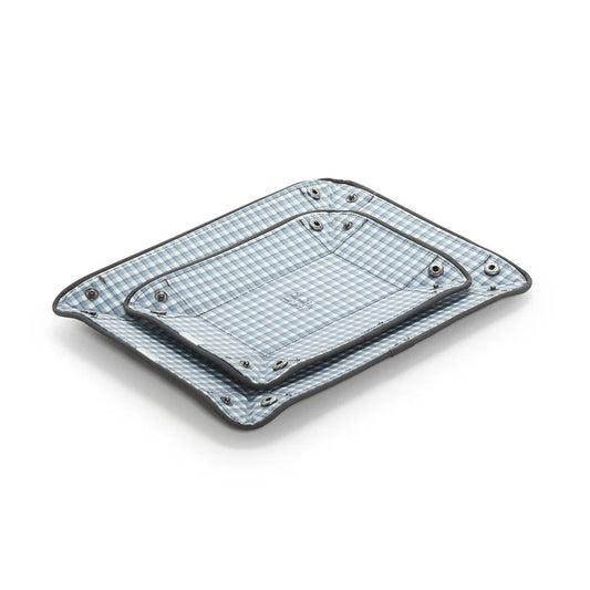 Travel Tray Set- Coated Canvas
