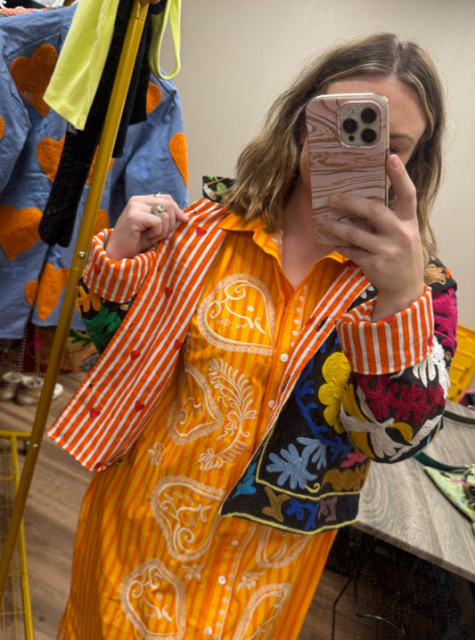 Black/Orange Dana Jacket