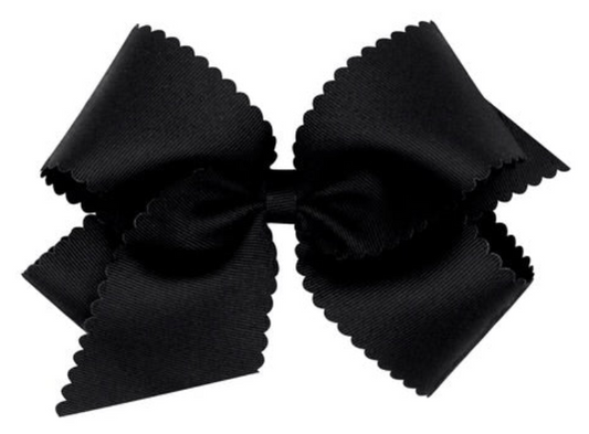 6" scalloped bow